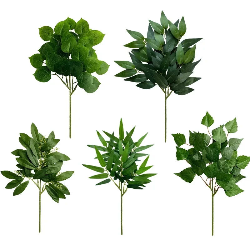 Desk Setup Plants - طاولة أوراق التفاح المقلدة لترتيب الزهور