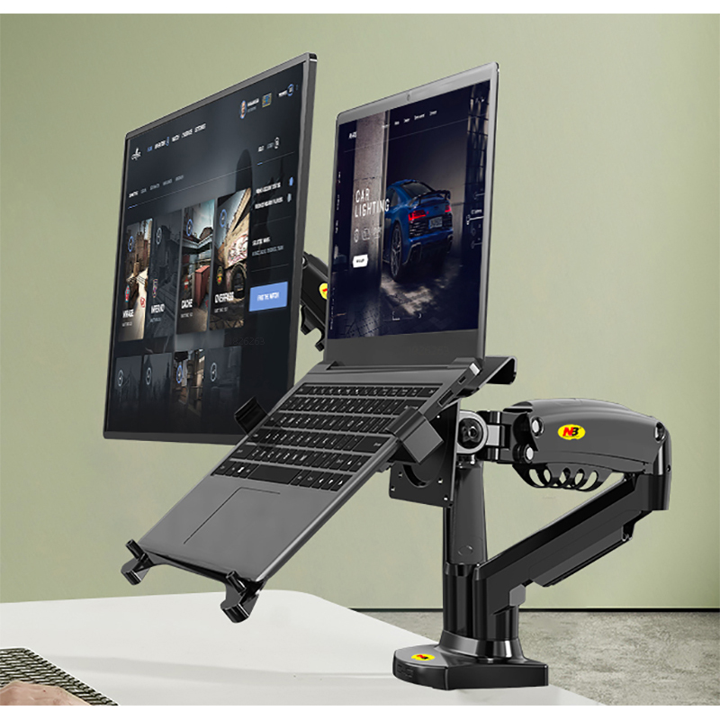 Dual Monitor Desk Setup - سطح المكتب NB F160 + FP-2