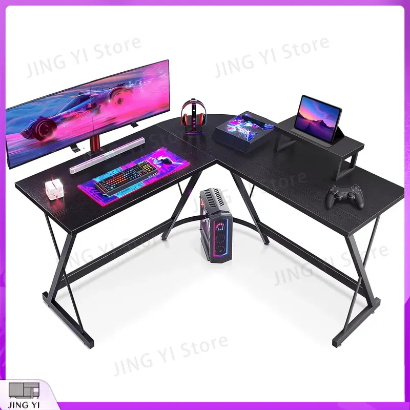 Desk Setup No Monitor - طاولة ألعاب على شكل حرف L