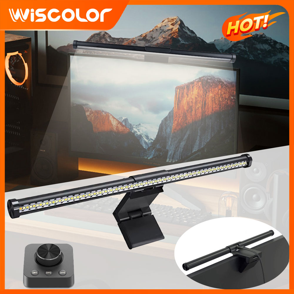 Desk Setup No Monitor - شريط إضاءة LED قابل للتعتيم للشاشة
