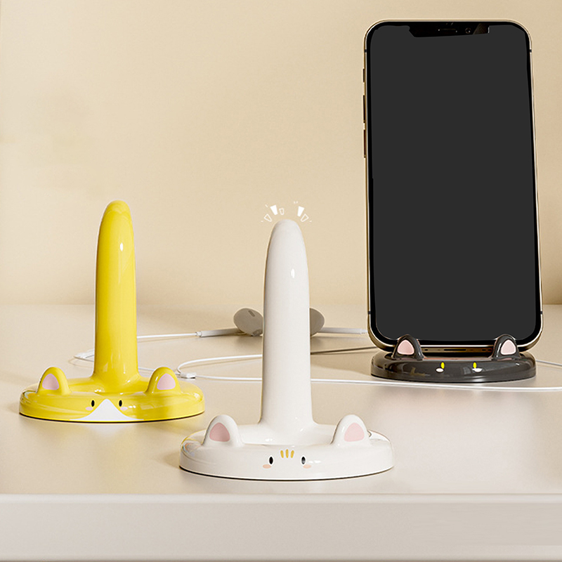 حامل هاتف محمول على شكل قطة كر - مراجعة Desk Setup Decor وسعره