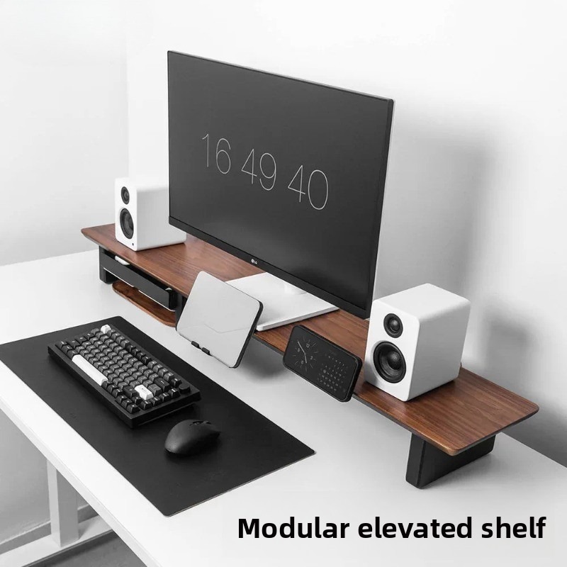 حامل شاشة R1 معياري من الخشب ا - مراجعة Monitor Riser Wood وسعره