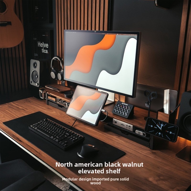 حامل شاشة R1 معياري من الخشب ا - مراجعة Monitor Riser Wood وسعره