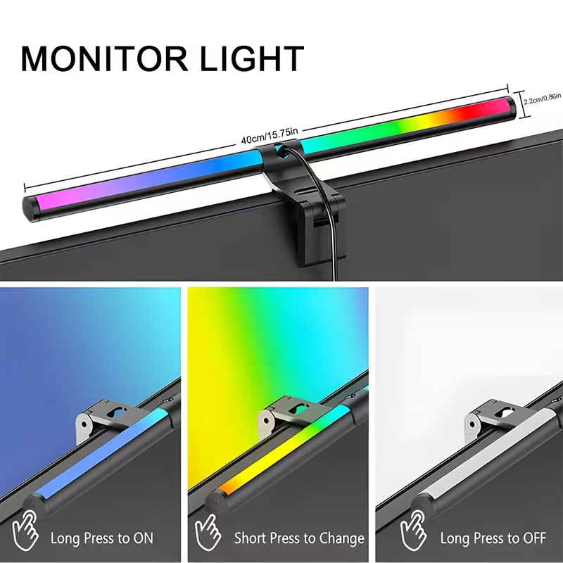 شريط إضاءة LED لشاشة الكمبيوتر - مراجعة Desk Setup No Monitor وسعره