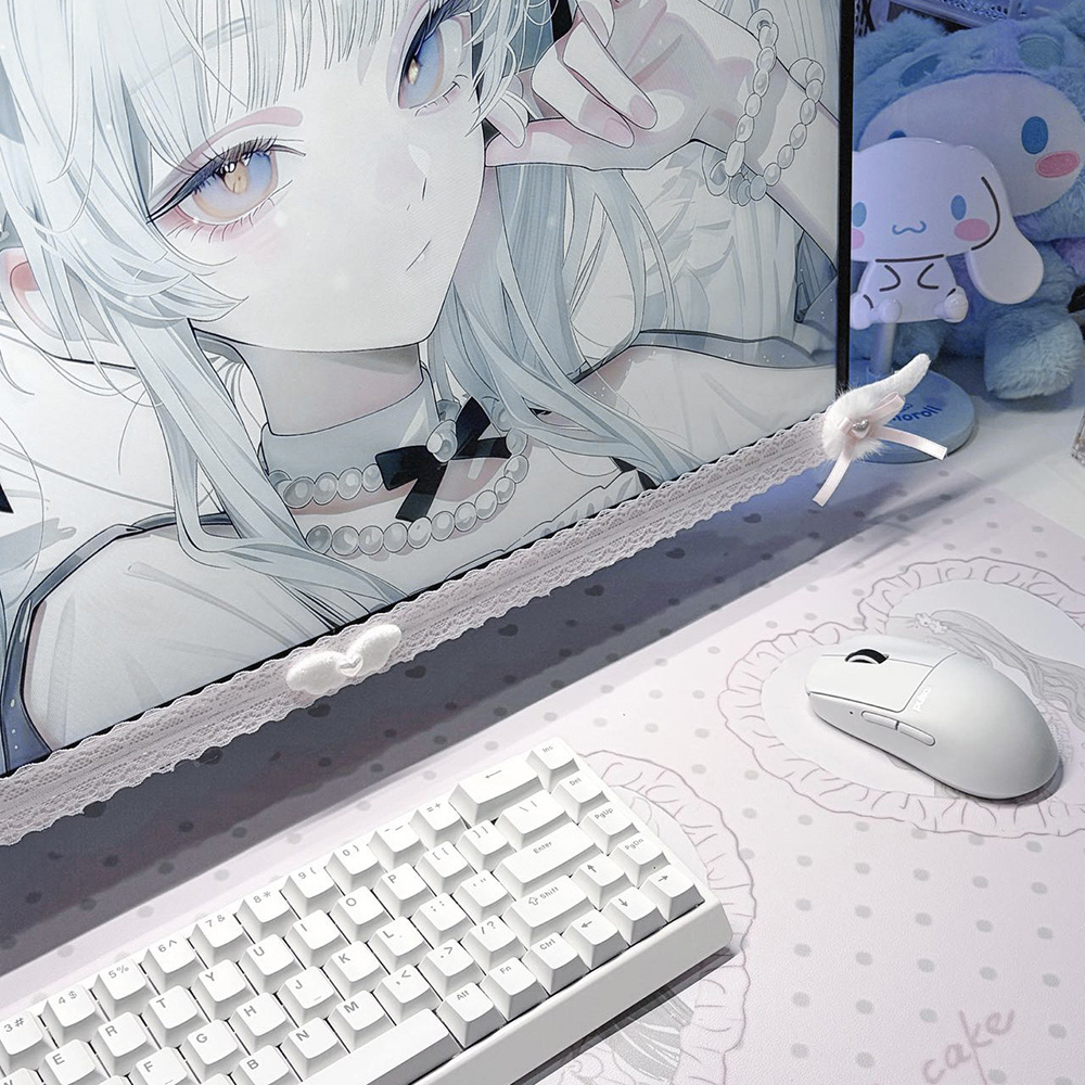 زينة شاشة جديدة من الدانتيل ال - مراجعة Desk Setup Aesthetic وسعره