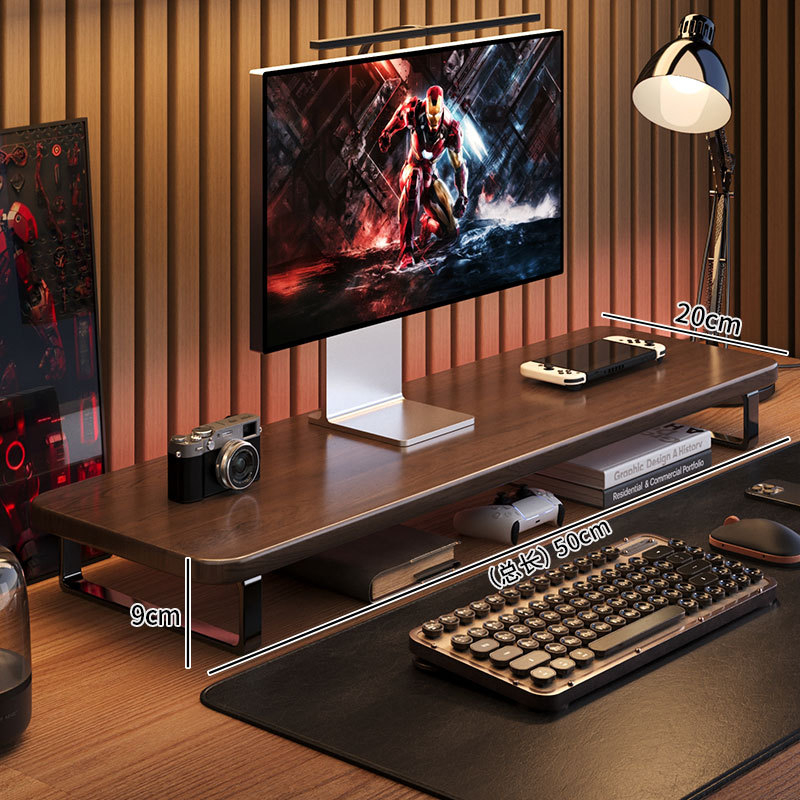 حامل شاشة ألعاب، رافع مكتبي، م - مراجعة Monitor Riser Wood وسعره