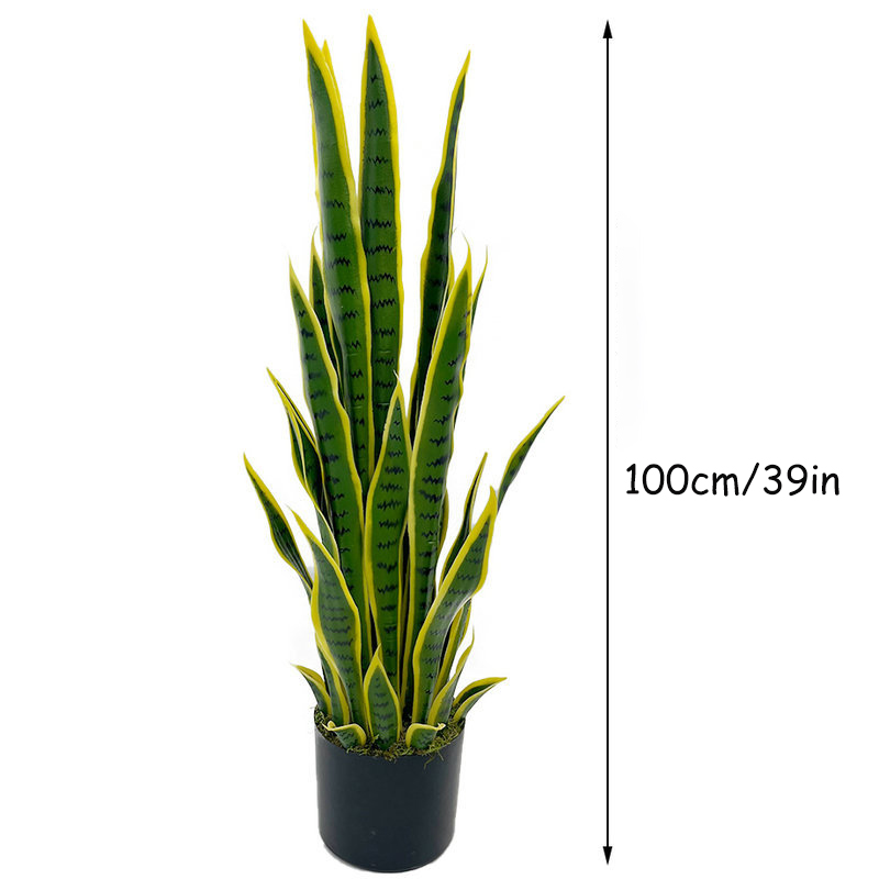 نبات السانسيفيريا الاصطناعي بط - مراجعة Desk Setup Plants وسعره