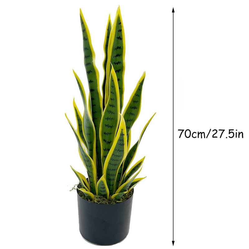 نبات السانسيفيريا الاصطناعي بط - مراجعة Desk Setup Plants وسعره