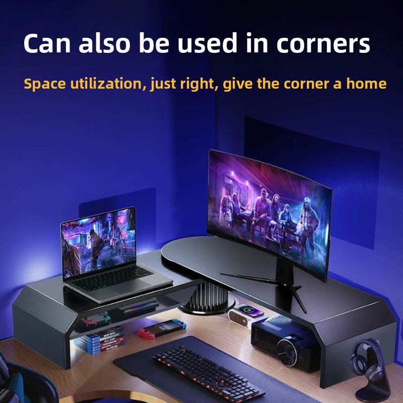 حامل شاشة مزدوج للألعاب، رافع  - مراجعة Dual Monitor Desk Setup وسعره