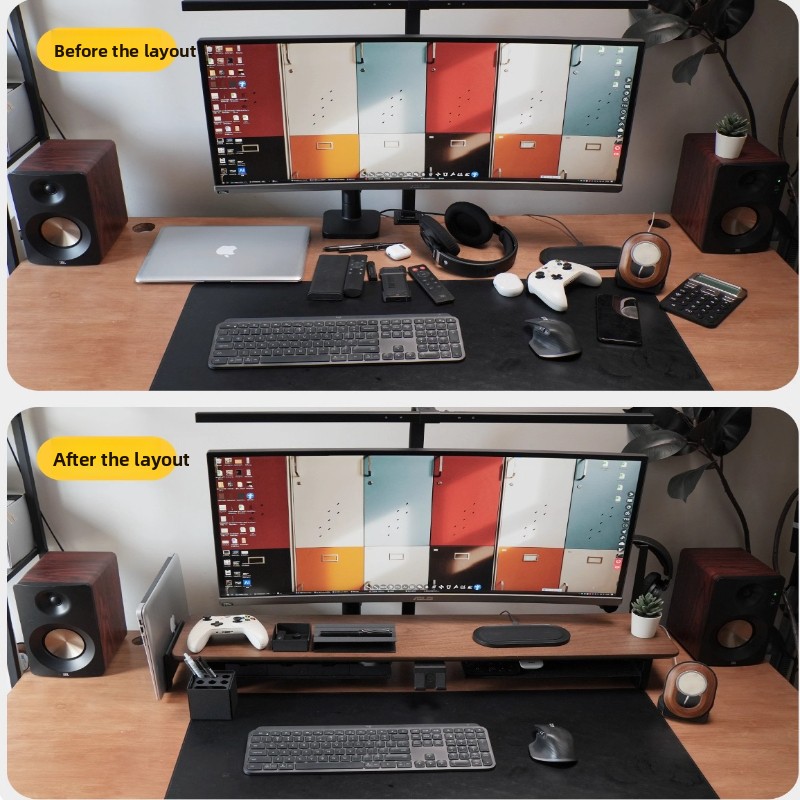 Z3 Pro وحدات مراقب الناهض الخش - مراجعة Monitor Riser Wood وسعره
