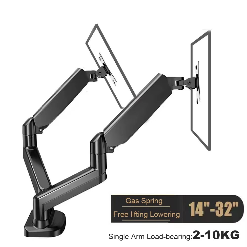 المزدوج رصد جبل حامل مكتب العا - مراجعة Dual Monitor Desk Setup وسعره