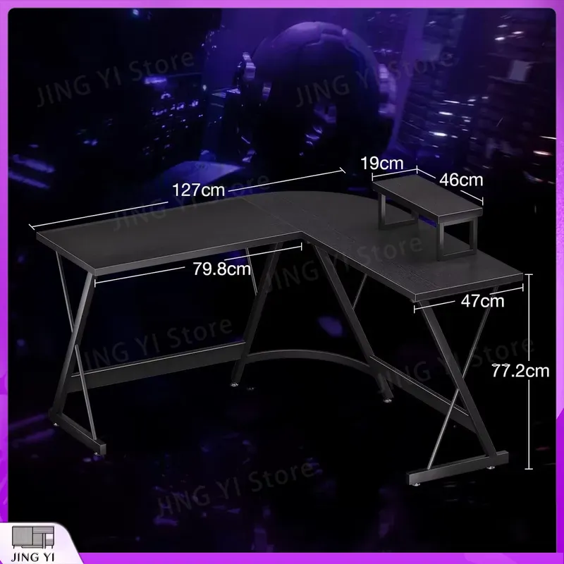 طاولة ألعاب على شكل حرف L مع ح - مراجعة Desk Setup No Monitor وسعره