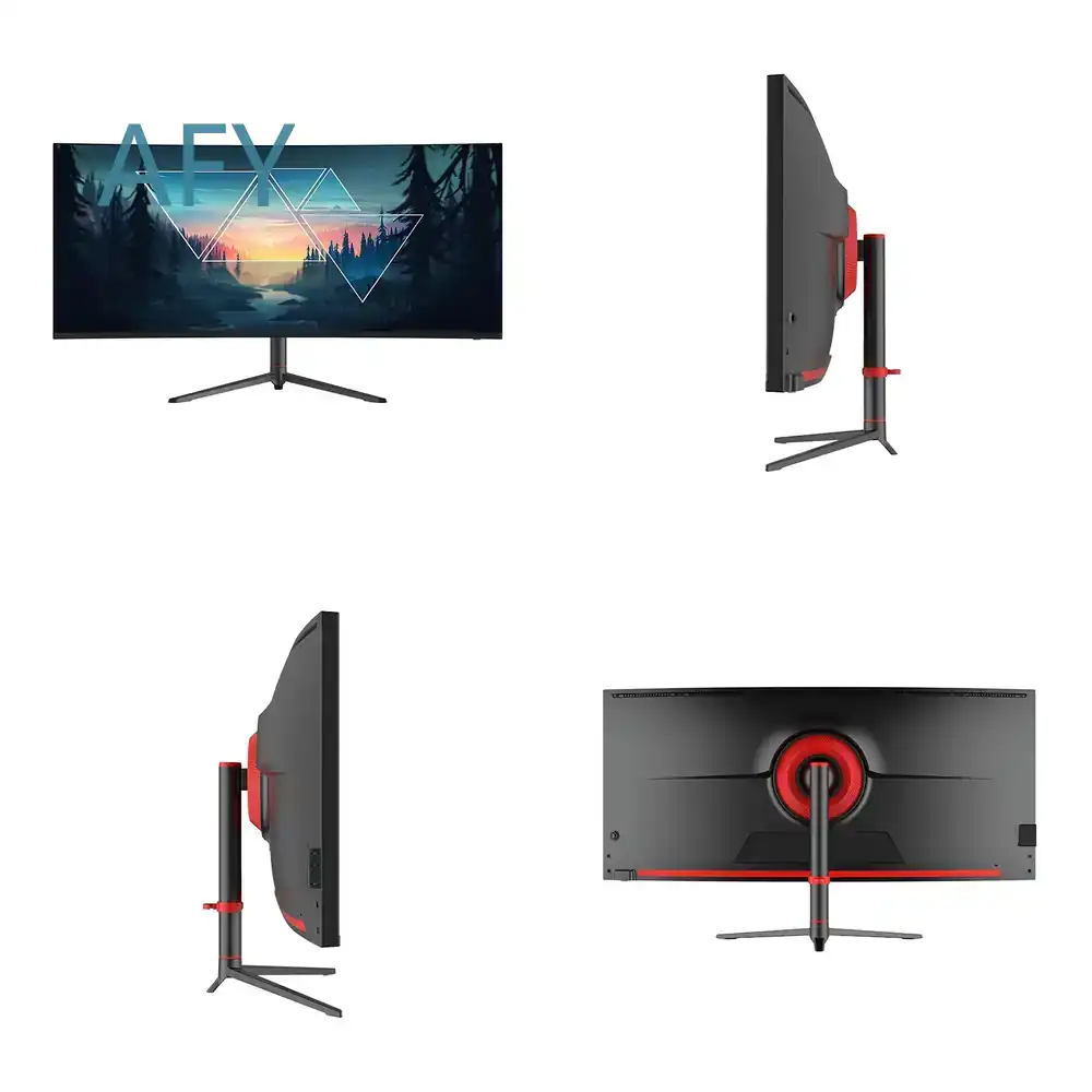 شاشة ألعاب منحنية من فلاش وورث - مراجعة Dual Monitor Desk Setup وسعره