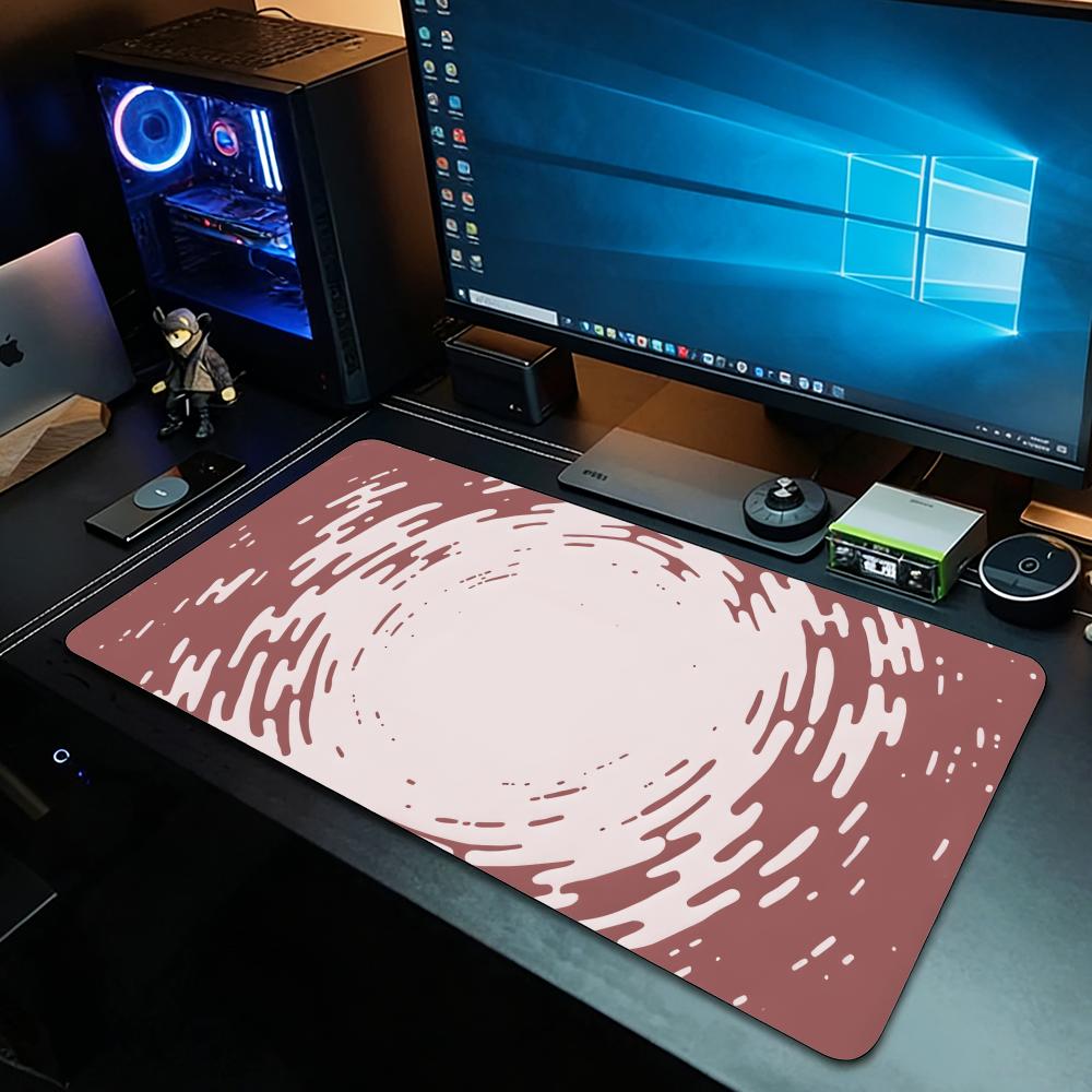سجادة ماوس كبيرة بتصميم دائري  - مراجعة Desk Setup Grey وسعره