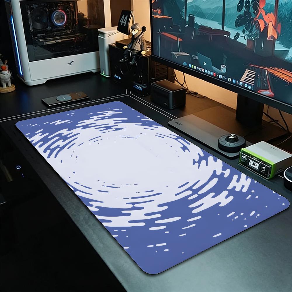 سجادة ماوس كبيرة بتصميم دائري  - مراجعة Desk Setup Grey وسعره