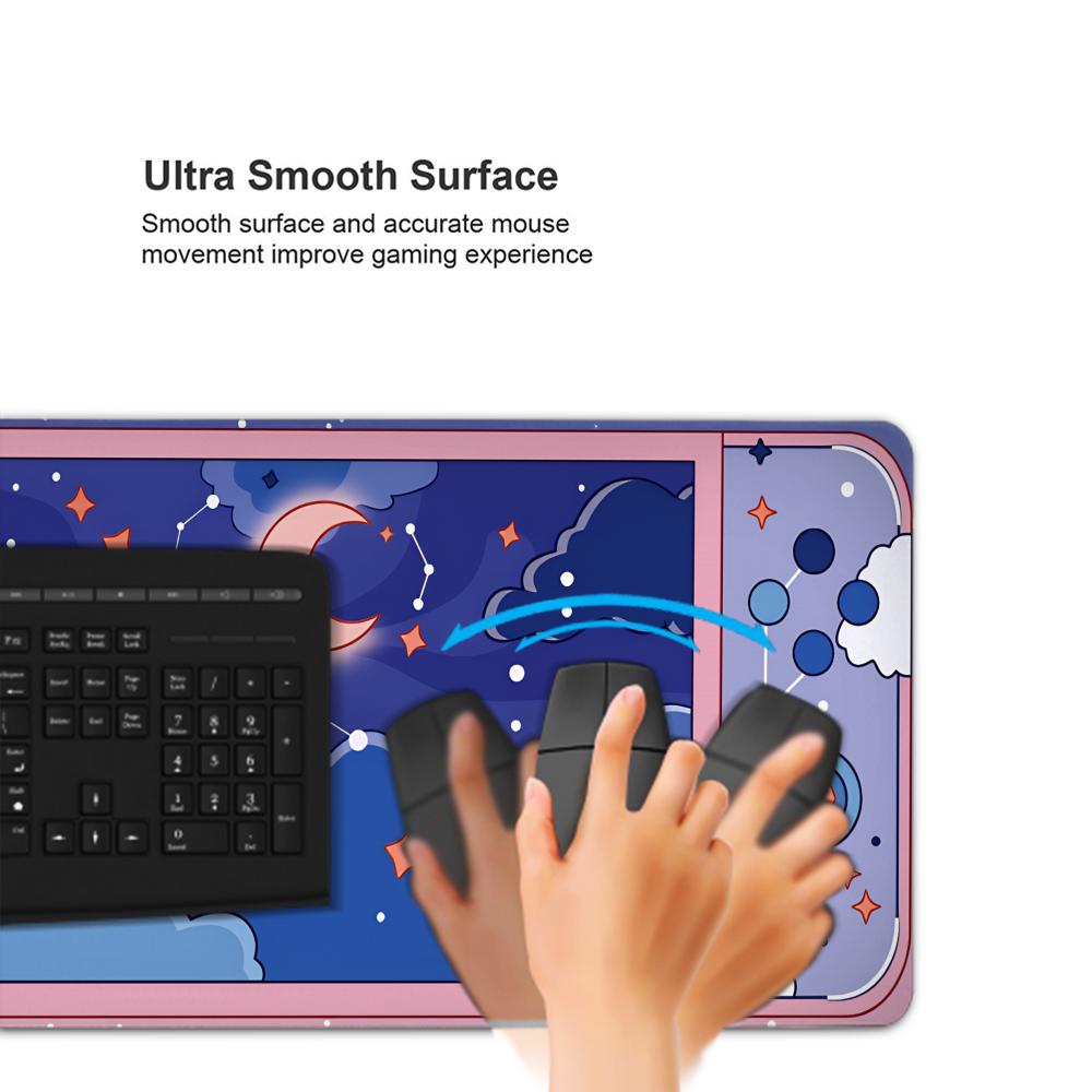 HYBXAXC سجادة مكتب كبيرة بتصمي - مراجعة Desk Setup Aesthetic وسعره